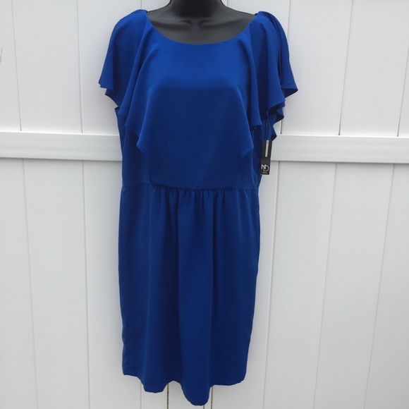 NWT, New Directions Royal Blue Dress. Size 12 - Picture 2 of 7